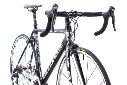 USED 2014 Cannondale SuperSix Evo 3 52cm Ultegra Carbon Road Bike 2x11 Speed Rim Brake Black