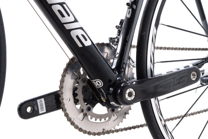 USED 2014 Cannondale SuperSix Evo 3 52cm Ultegra Carbon Road Bike 2x11 Speed Rim Brake Black