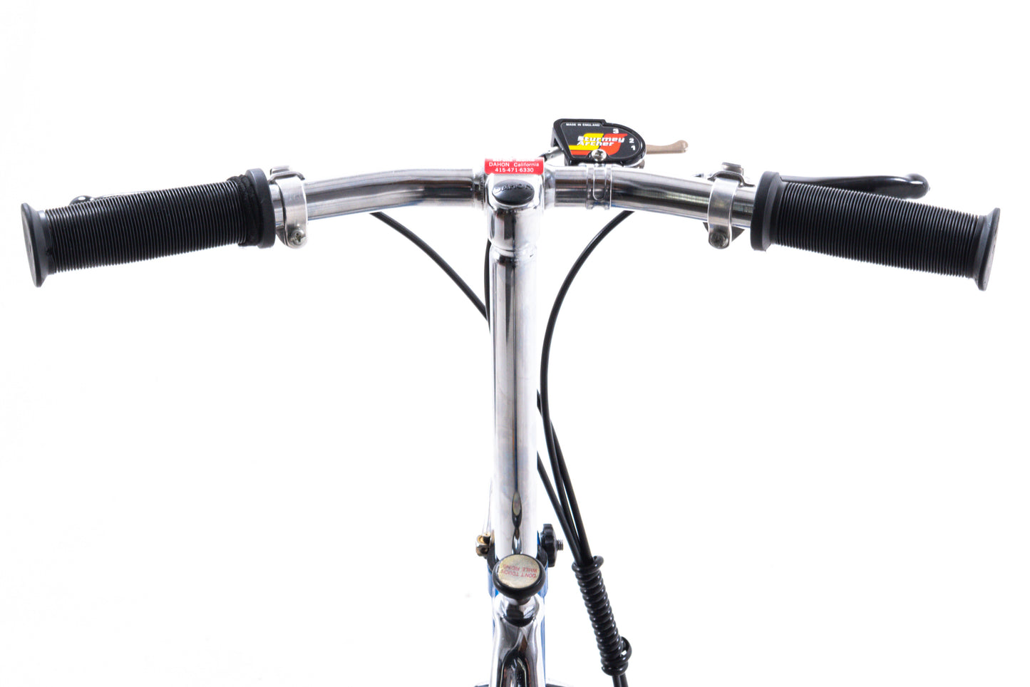 USED Vintage 1980's Dahon Sturmey Archer 3 speed Folding Bike 16" wheels w/ Bag Blue AS IS