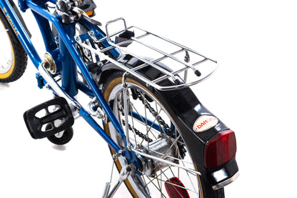 USED Vintage 1980's Dahon Sturmey Archer 3 speed Folding Bike 16" wheels w/ Bag Blue AS IS