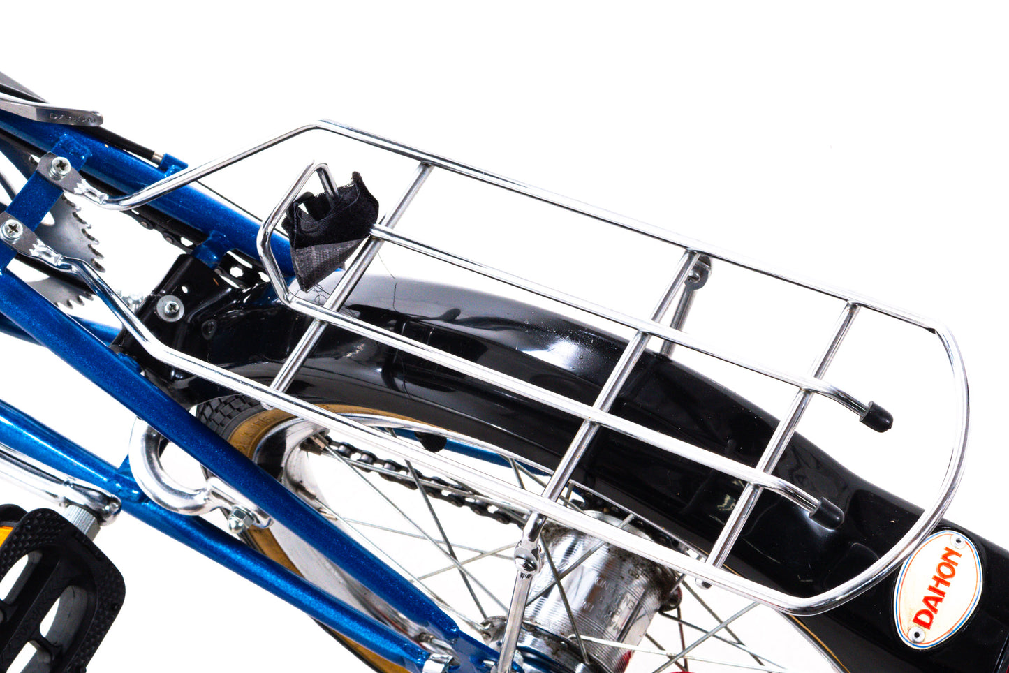 USED Vintage 1980's Dahon Sturmey Archer 3 speed Folding Bike 16" wheels w/ Bag Blue AS IS