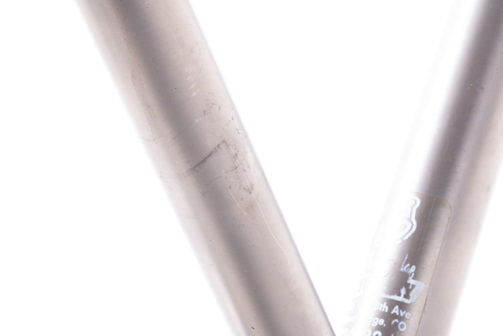 USED Titus Titanium 19" Hardtail Mountain Frame 26" Wheel Cantilever/V-Brake Quick Release - Around the Cycle