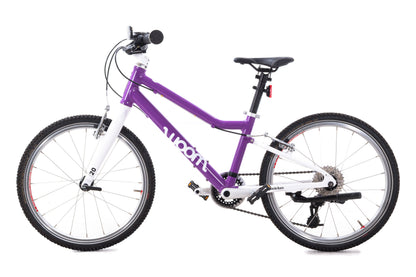 USED Woom Explore Go 4 20" 8 Speed Kids Bike Purple