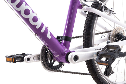 USED Woom Explore Go 4 20" 8 Speed Kids Bike Purple