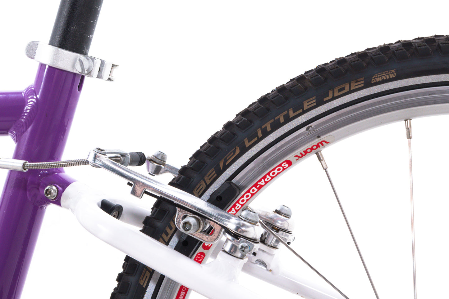USED Woom Explore Go 4 20" 8 Speed Kids Bike Purple