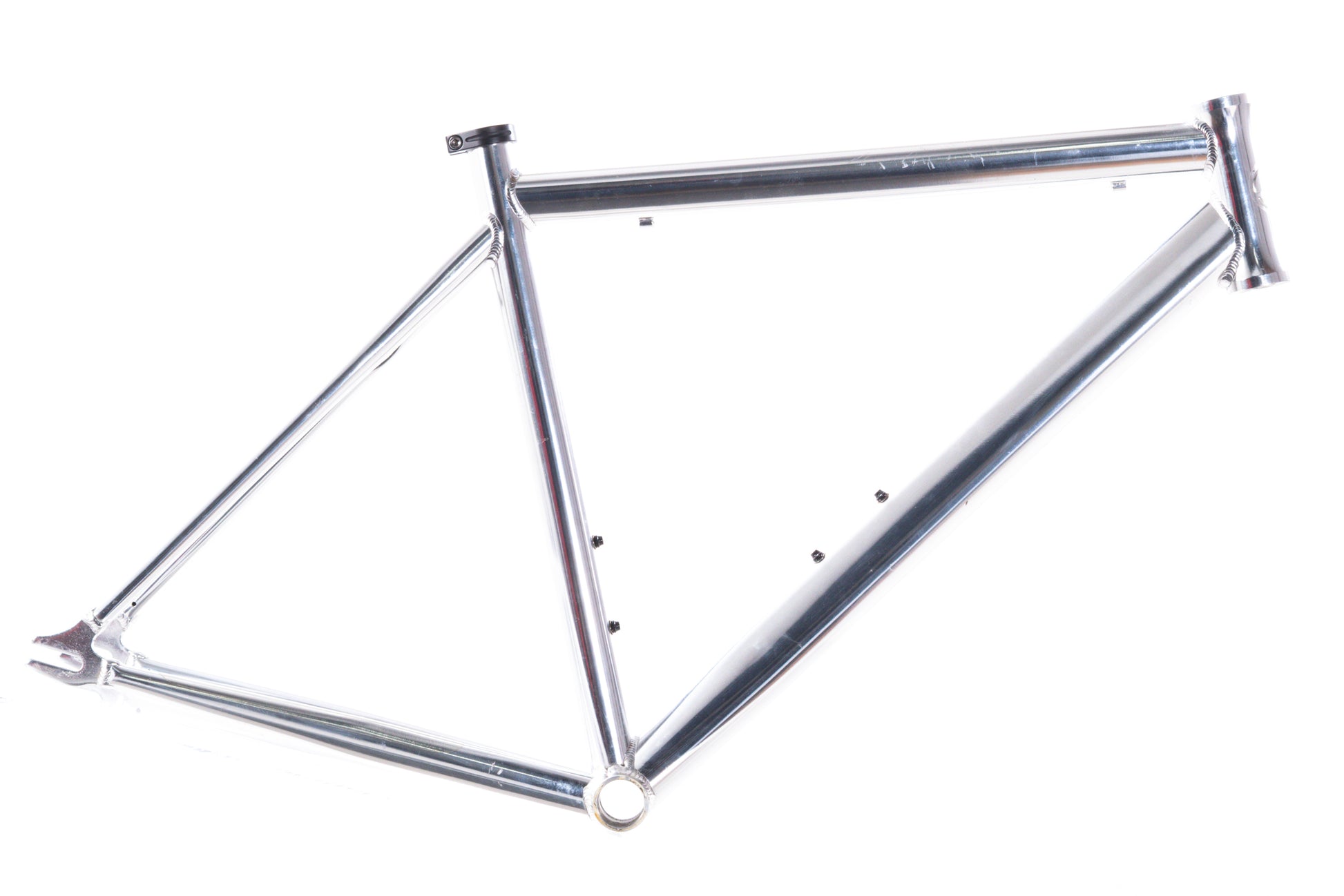 USED Giant Bowery Medium Polished Aluminum Track Frame Fixie/Fixed Gear Single Speed - Around the Cycle