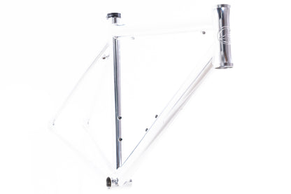 USED Giant Bowery Medium Polished Aluminum Track Frame Fixie/Fixed Gear Single Speed - Around the Cycle