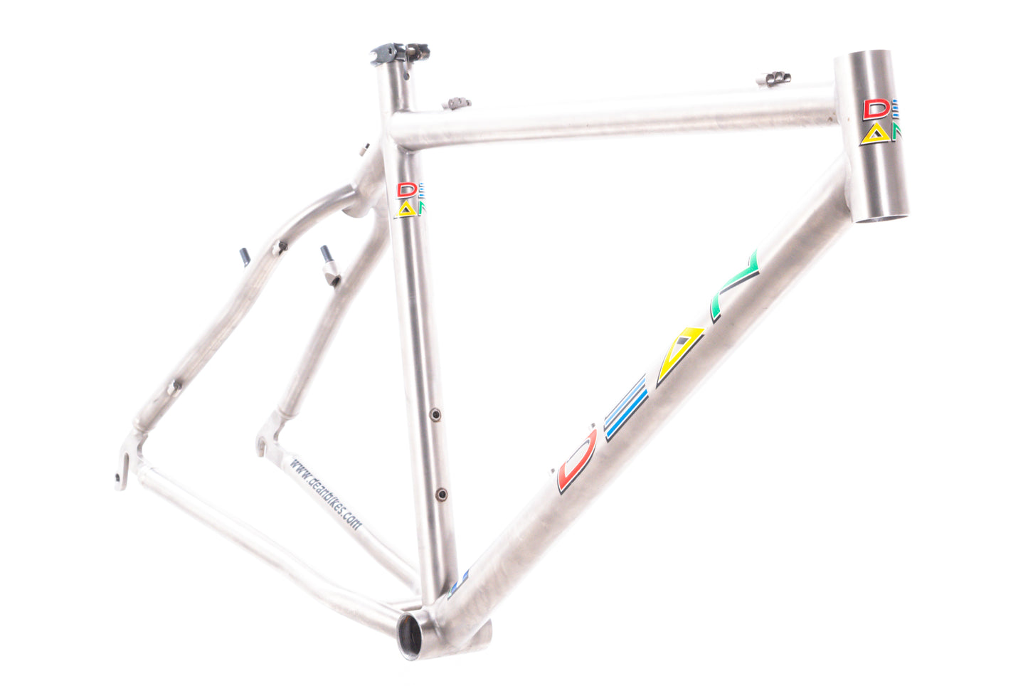 USED Dean Titanium 17" Hardtail Mountain Frame Cantilever/V-Brake Studded 26" Wheel Made in USA - Around the Cycle