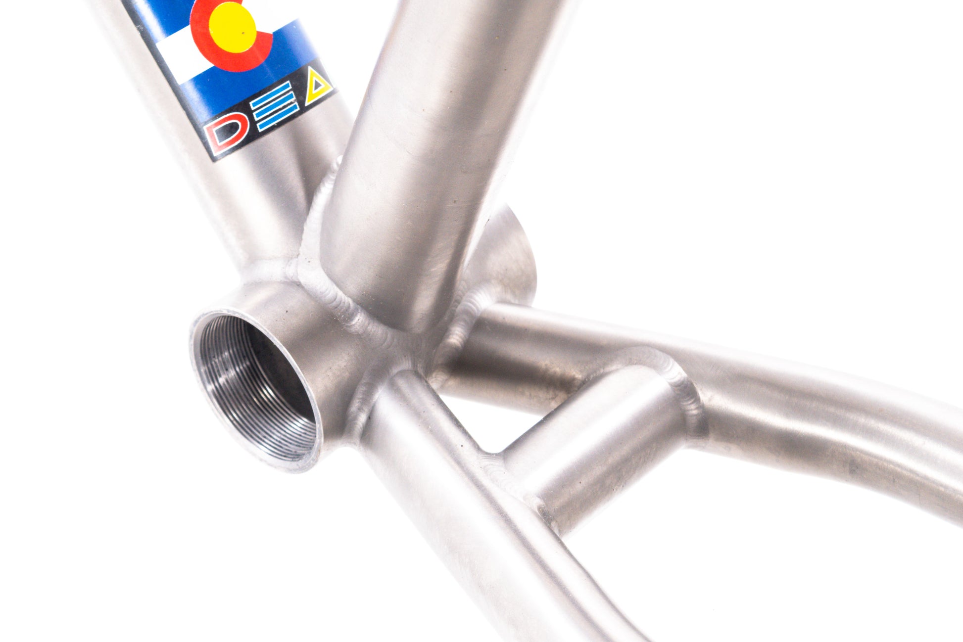 USED Dean Titanium 17" Hardtail Mountain Frame Cantilever/V-Brake Studded 26" Wheel Made in USA - Around the Cycle