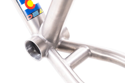 USED Dean Titanium 17" Hardtail Mountain Frame Cantilever/V-Brake Studded 26" Wheel Made in USA - Around the Cycle