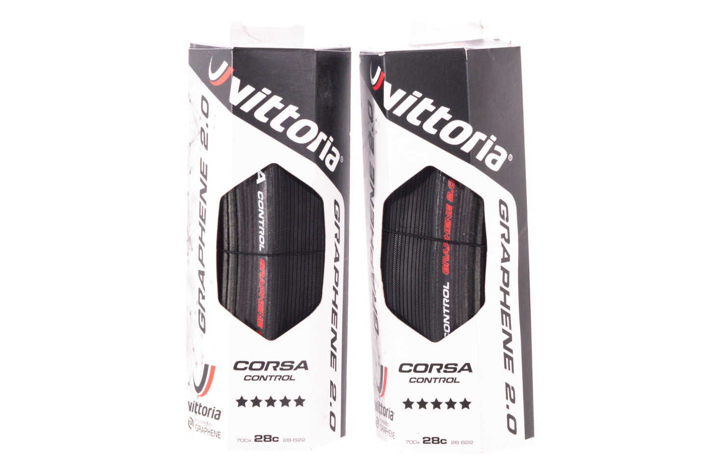 NEW Vittoria Corsa Control G2.0 Graphene 700x28C Clincher Tire Set (2) Black