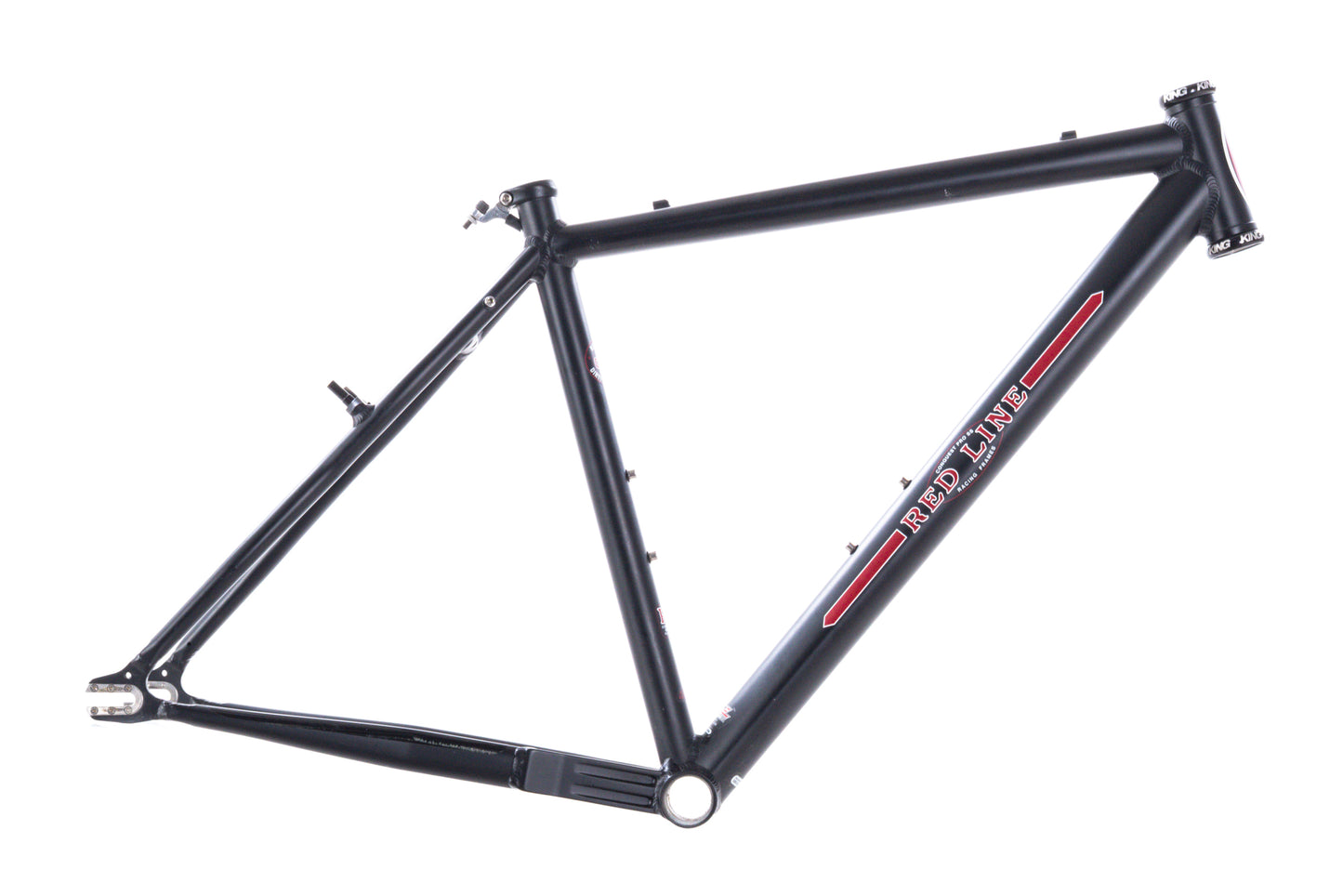 USED Redline Conquest SS 48cm Single Speed R6 Double Butted Aluminum Cyclocross Gravel Frame Black