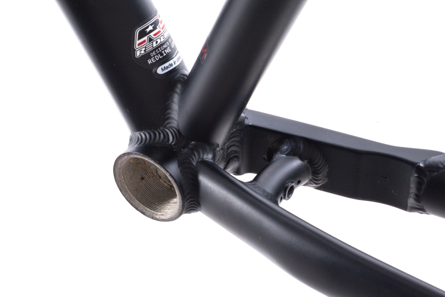 USED Redline Conquest SS 48cm Single Speed R6 Double Butted Aluminum Cyclocross Gravel Frame Black