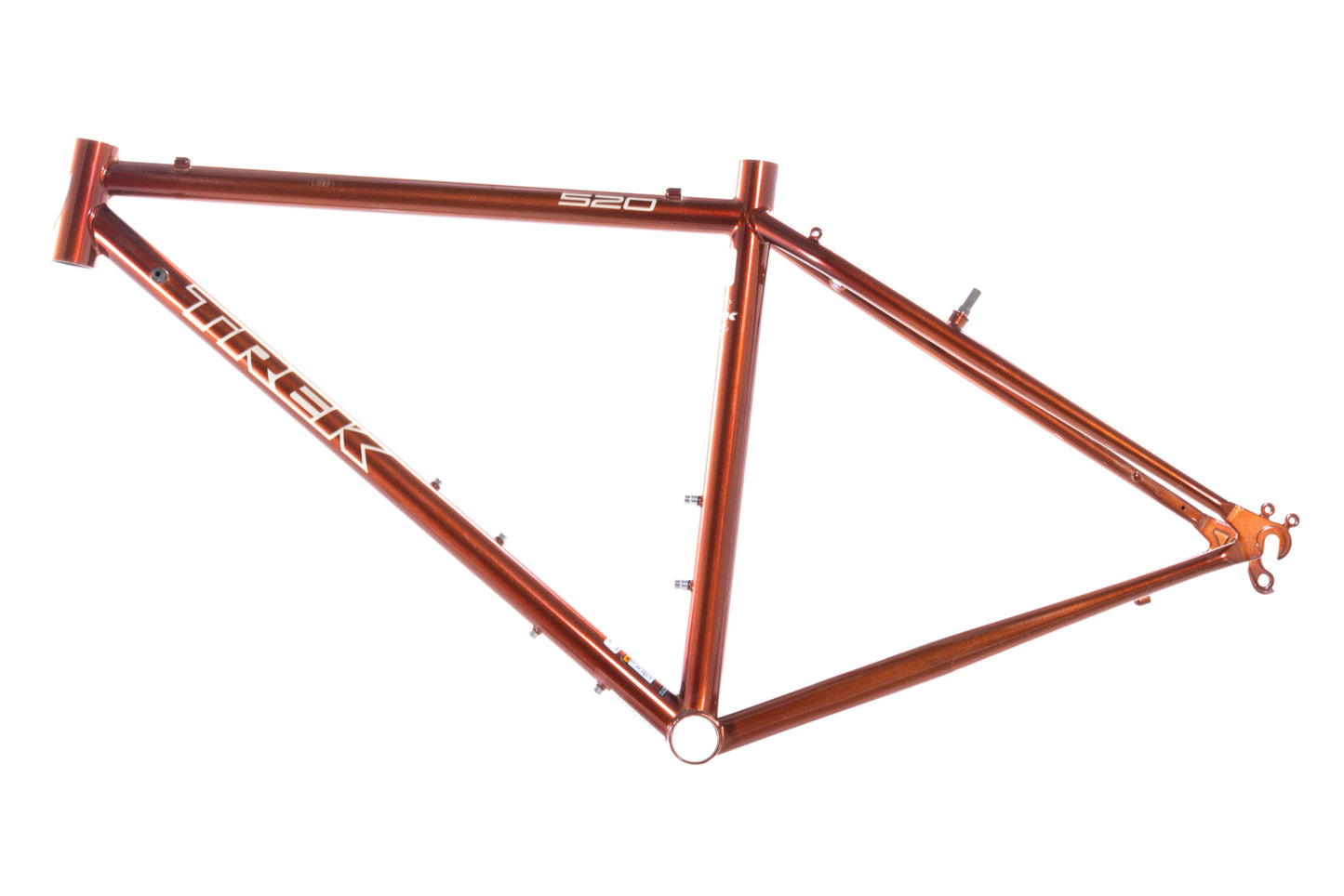 NEW old stock Trek 520 48cm Steel Touring Frame 700C Canti/V-Brake Copper