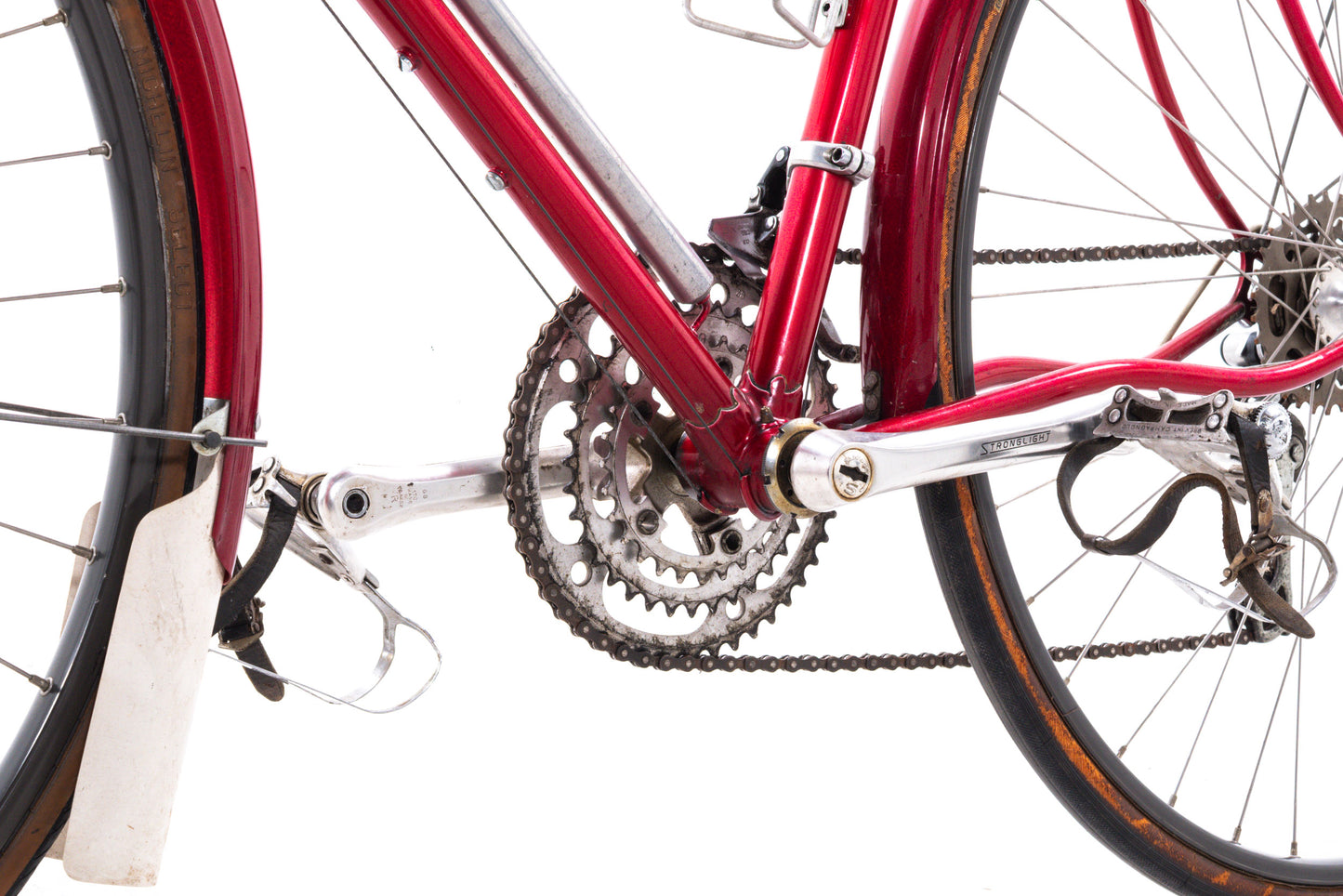 USED AS IS Vintage 1954 Hetchins Mecum Mark I 23-1/4" Vibrant Stay Touring Bike w/ Fenders