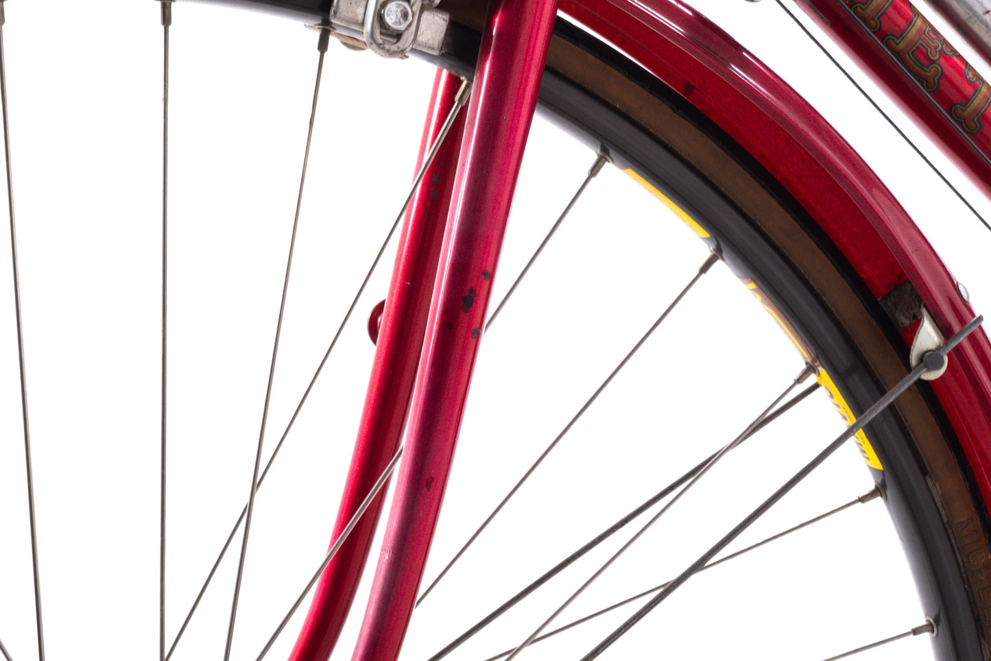 USED AS IS Vintage 1954 Hetchins Mecum Mark I 23-1/4" Vibrant Stay Touring Bike w/ Fenders