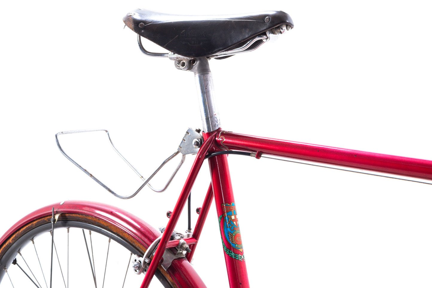 USED AS IS Vintage 1954 Hetchins Mecum Mark I 23-1/4" Vibrant Stay Touring Bike w/ Fenders