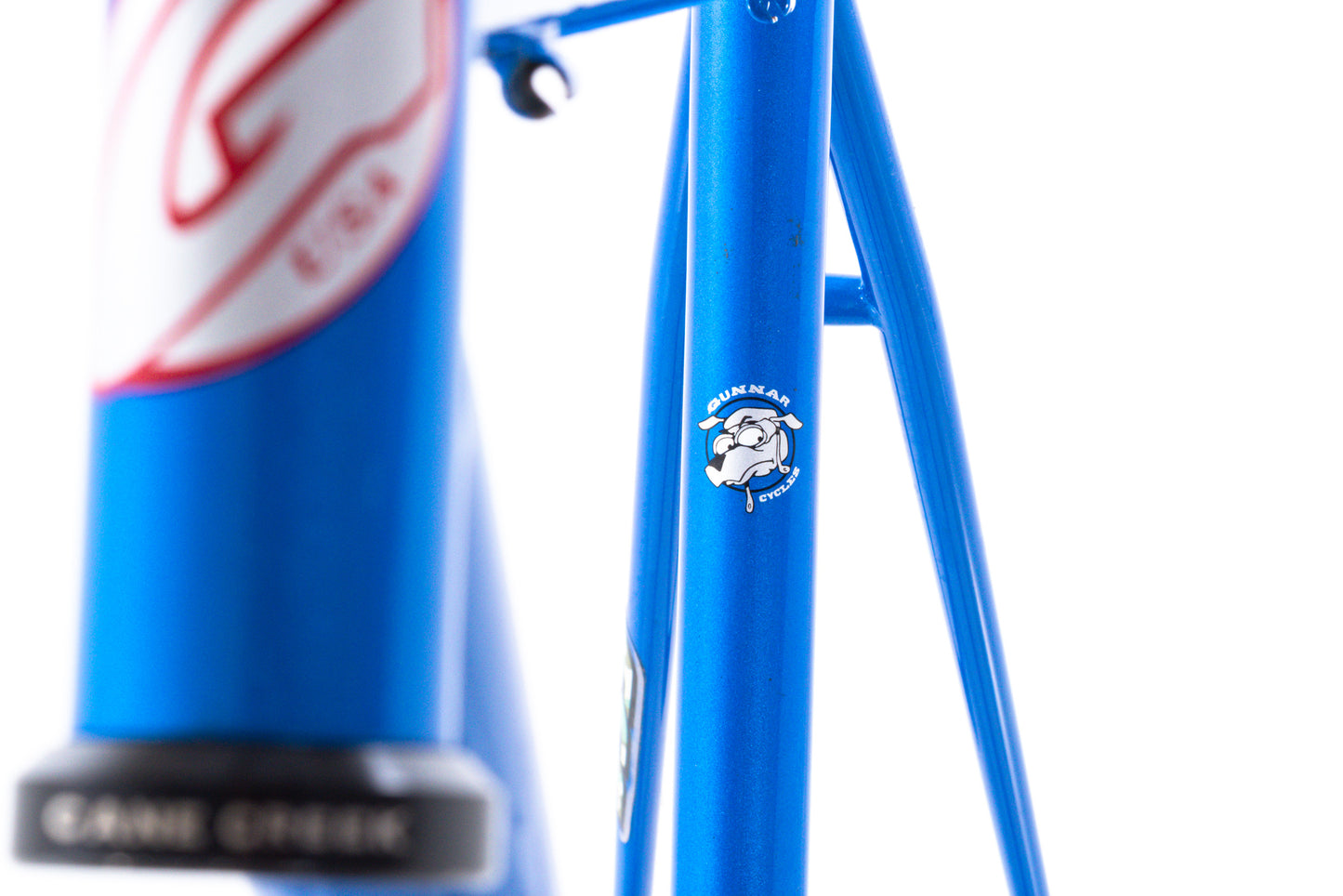 USED Gunnar Street Dog 50cm Steel Track Fixed Gear Frame Blue 1" Headtube Waterford