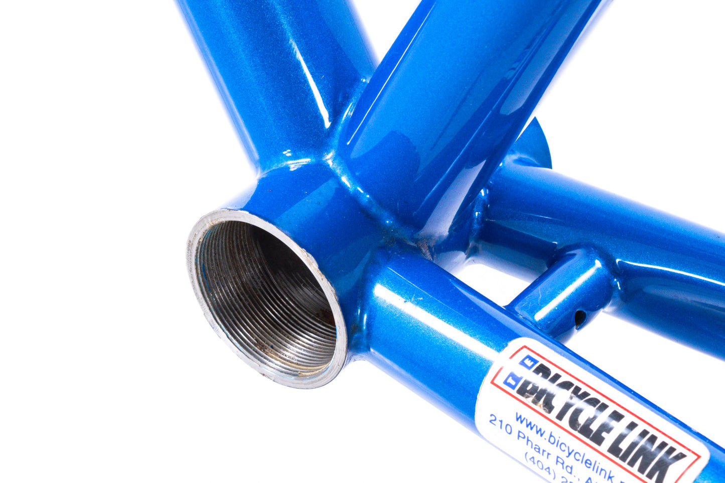 USED Gunnar Street Dog 50cm Steel Track Fixed Gear Frame Blue 1" Headtube Waterford