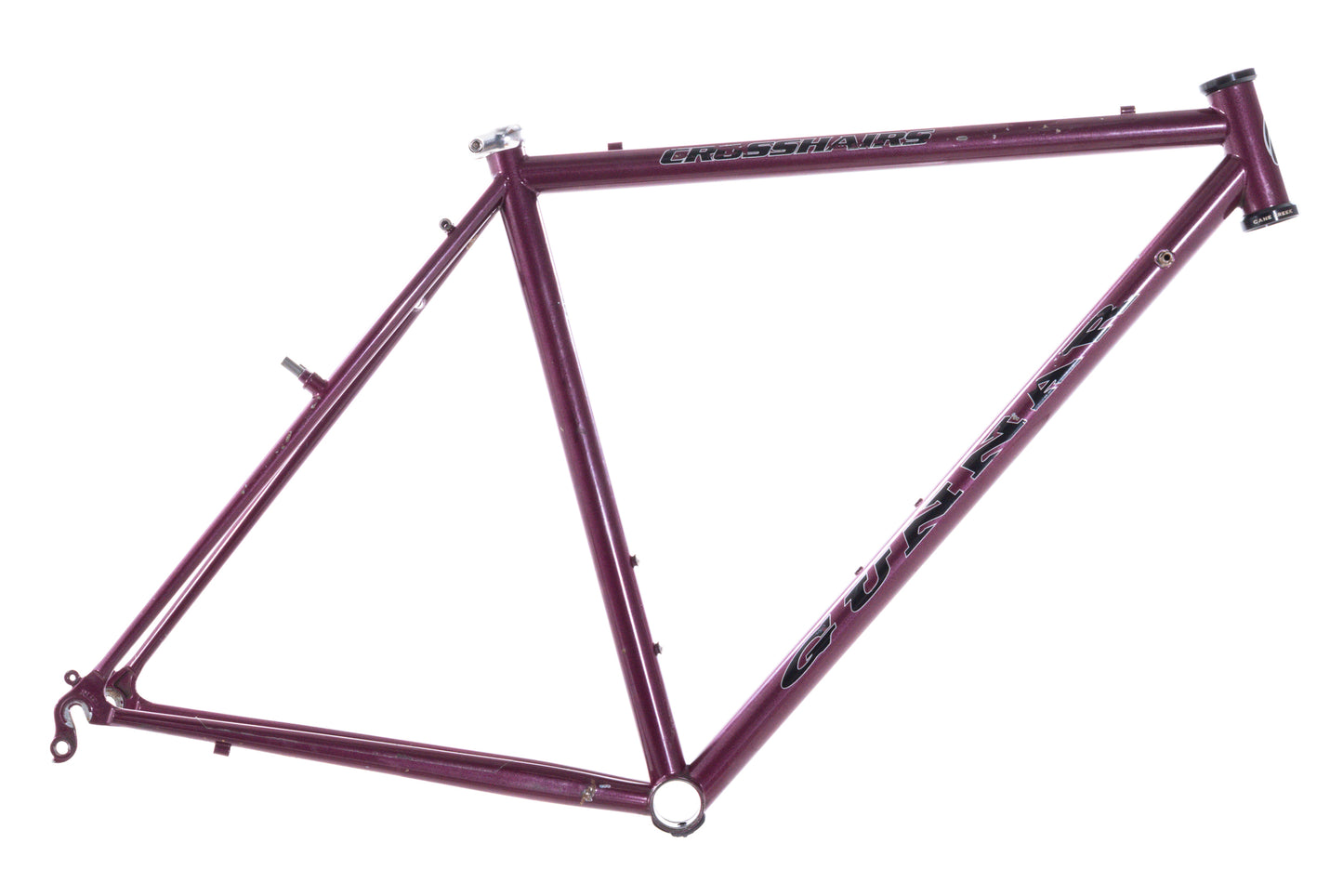 USED Gunnar Crosshairs 50cm Steel Cyclocross Gravel Frame Canti/V-Brake Purple Waterford
