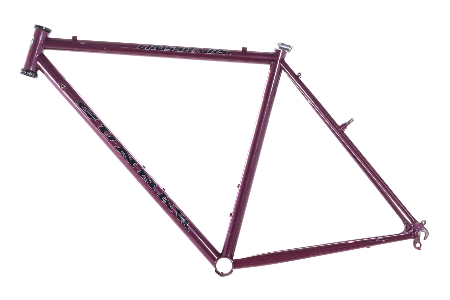 USED Gunnar Crosshairs 50cm Steel Cyclocross Gravel Frame Canti/V-Brake Purple Waterford
