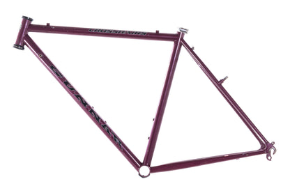 USED Gunnar Crosshairs 50cm Steel Cyclocross Gravel Frame Canti/V-Brake Purple Waterford