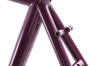 USED Gunnar Crosshairs 50cm Steel Cyclocross Gravel Frame Canti/V-Brake Purple Waterford