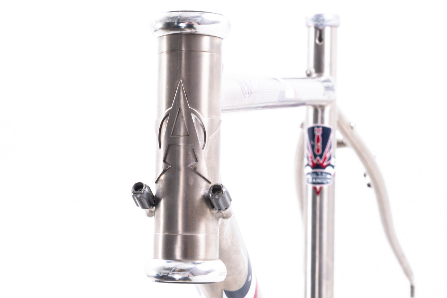 USED Airborne Carpe Diem 50cm Titanium Cyclocross/Gravel Frame Canti/V-Brake Rim 700C