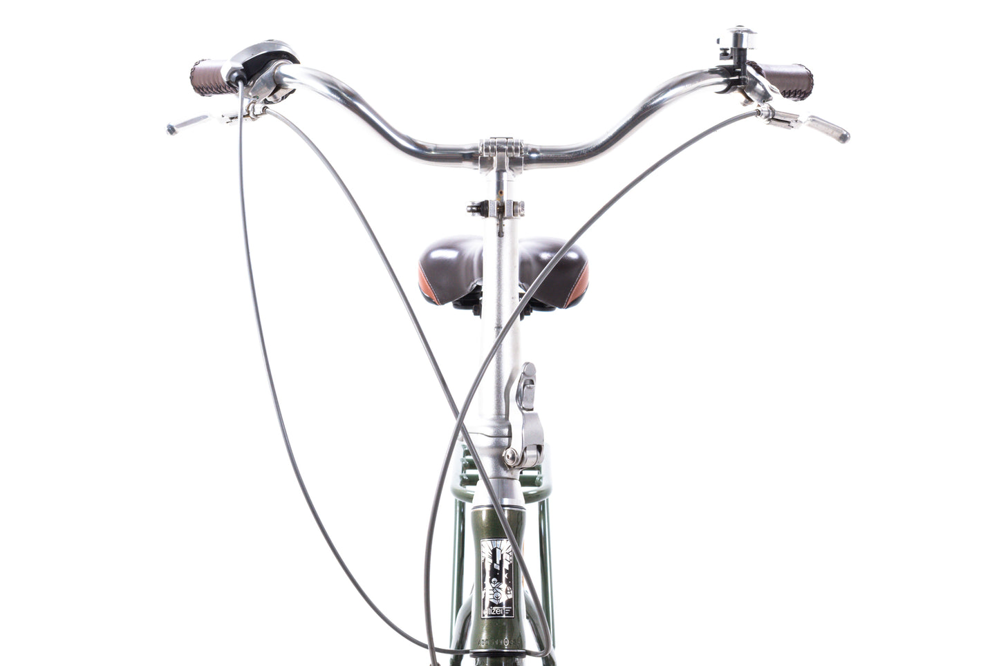 USED Citizen Barcelona Folding Bike 20" 3 Speed Internal Gear Rack Fenders