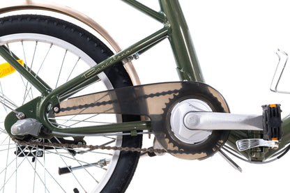 USED Citizen Barcelona Folding Bike 20" 3 Speed Internal Gear Rack Fenders