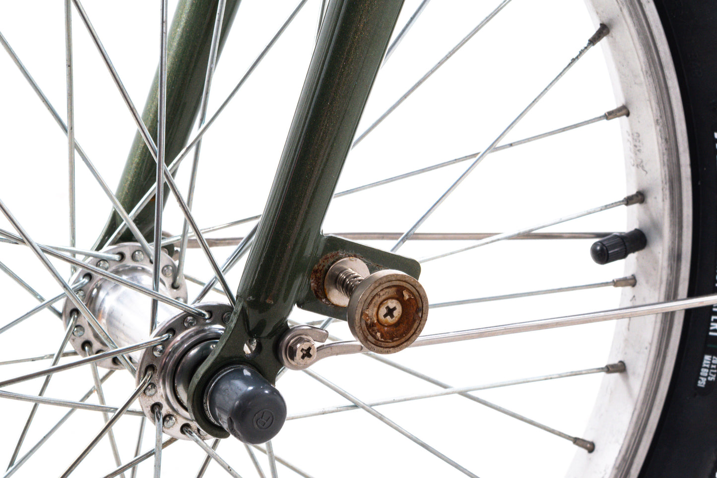 USED Citizen Barcelona Folding Bike 20" 3 Speed Internal Gear Rack Fenders