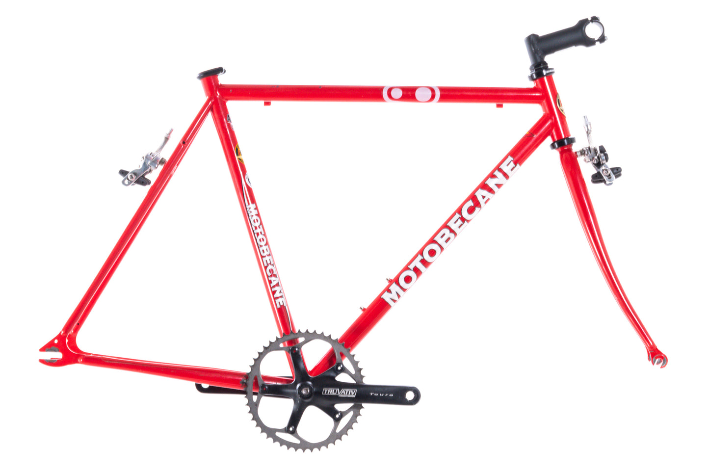 USED Motobecane 4130 Chromoly Steel 54cm Track/Singlespeed/Fixie Frame w/ Crank and Brake Calipers