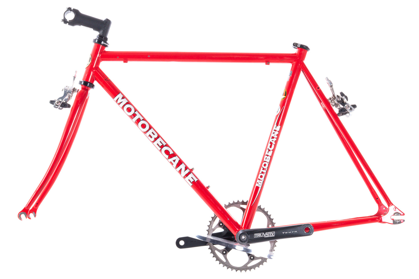 USED Motobecane 4130 Chromoly Steel 54cm Track/Singlespeed/Fixie Frame w/ Crank and Brake Calipers