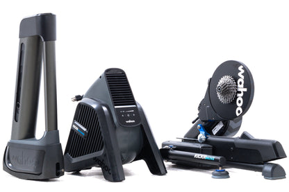 USED Wahoo KICKR Move, Climb, Headwind Smart Trainer Bundle Grade Simulator w/ Fan
