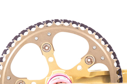 USED Race Face Forged 180mm Bronze/Gold Square Taper Crank w/ BB 110/74mm BCD 44T PMW Chainring w/ Bash Guard DH