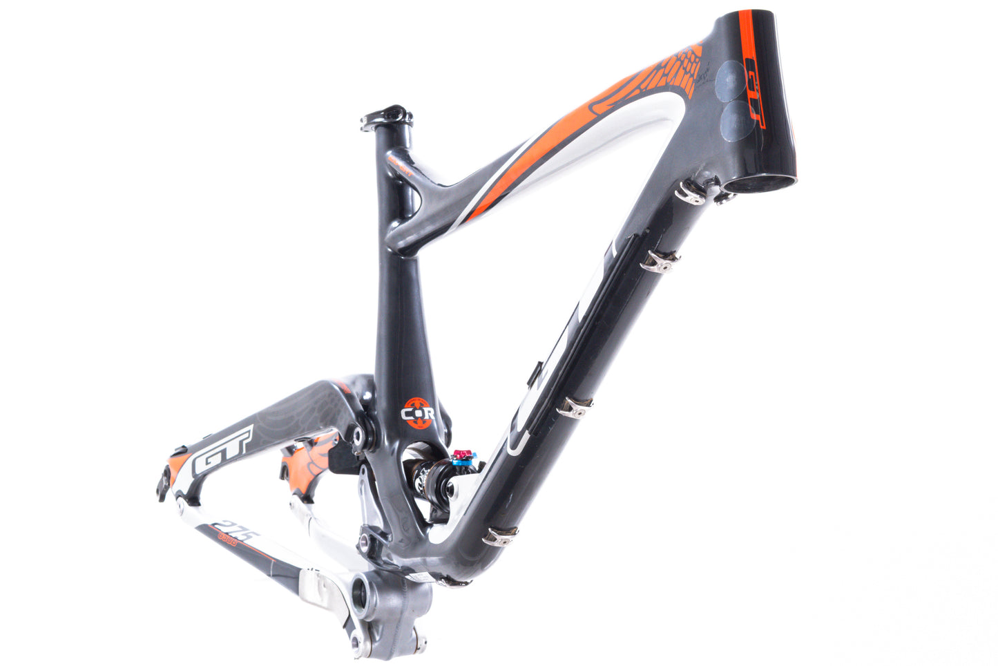 USED 2015 GT Sensor Large Carbon Full Suspension Mountain Bike Frame 27.5" Non-Boost