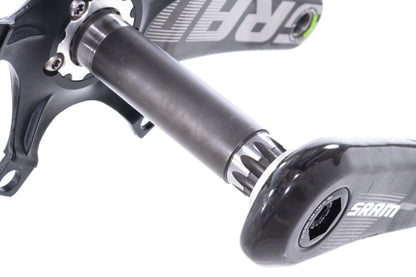 USED SRAM S900 GXP Carbon Crankset 172.5mm 130mm BCD 3-bolt Direct Mount Spider Road/Gravel