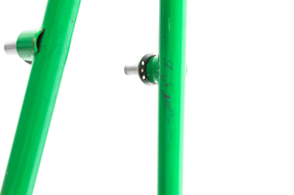 USED Independent Fabrication Planet-X Team Green/Yellow Small Steel Cyclocross Frame Canti/V-Brake