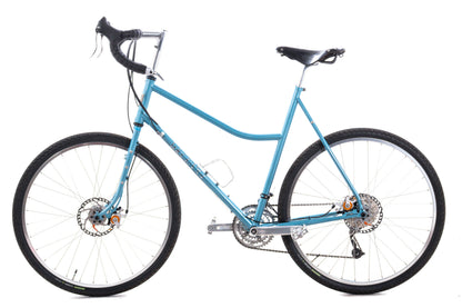 USED Velo Orange Polyvalent Low Kicker XL Steel Touring Bike 650b 3x9 speed Paul Klamper Disc Brake Steve Potts Metallic Glacier Blue