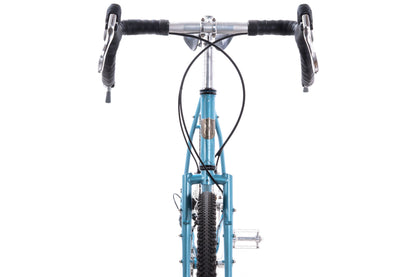 USED Velo Orange Polyvalent Low Kicker XL Steel Touring Bike 650b 3x9 speed Paul Klamper Disc Brake Steve Potts Metallic Glacier Blue