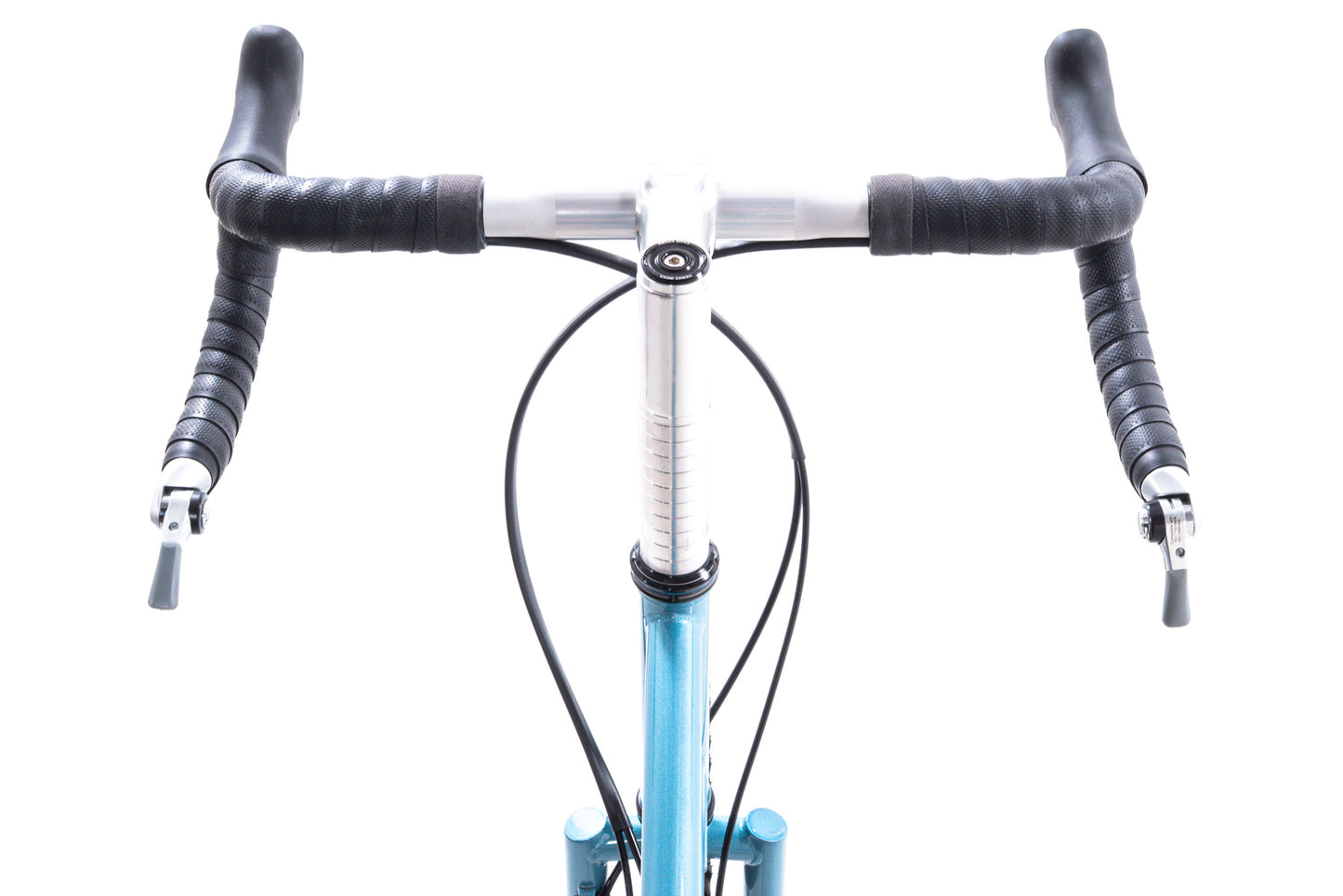USED Velo Orange Polyvalent Low Kicker XL Steel Touring Bike 650b 3x9 speed Paul Klamper Disc Brake Steve Potts Metallic Glacier Blue