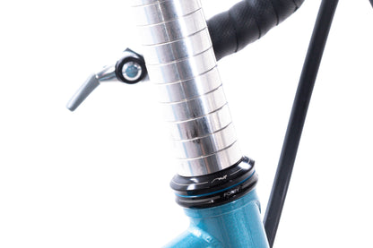 USED Velo Orange Polyvalent Low Kicker XL Steel Touring Bike 650b 3x9 speed Paul Klamper Disc Brake Steve Potts Metallic Glacier Blue