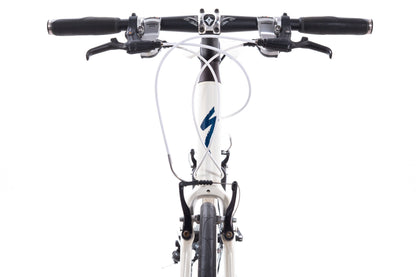 USED Specialized Vita Comp Women's Large Flat Bar Road Bike/Hybrid Shimano 3x9 speed Aluminum/Carbon Pearl White.