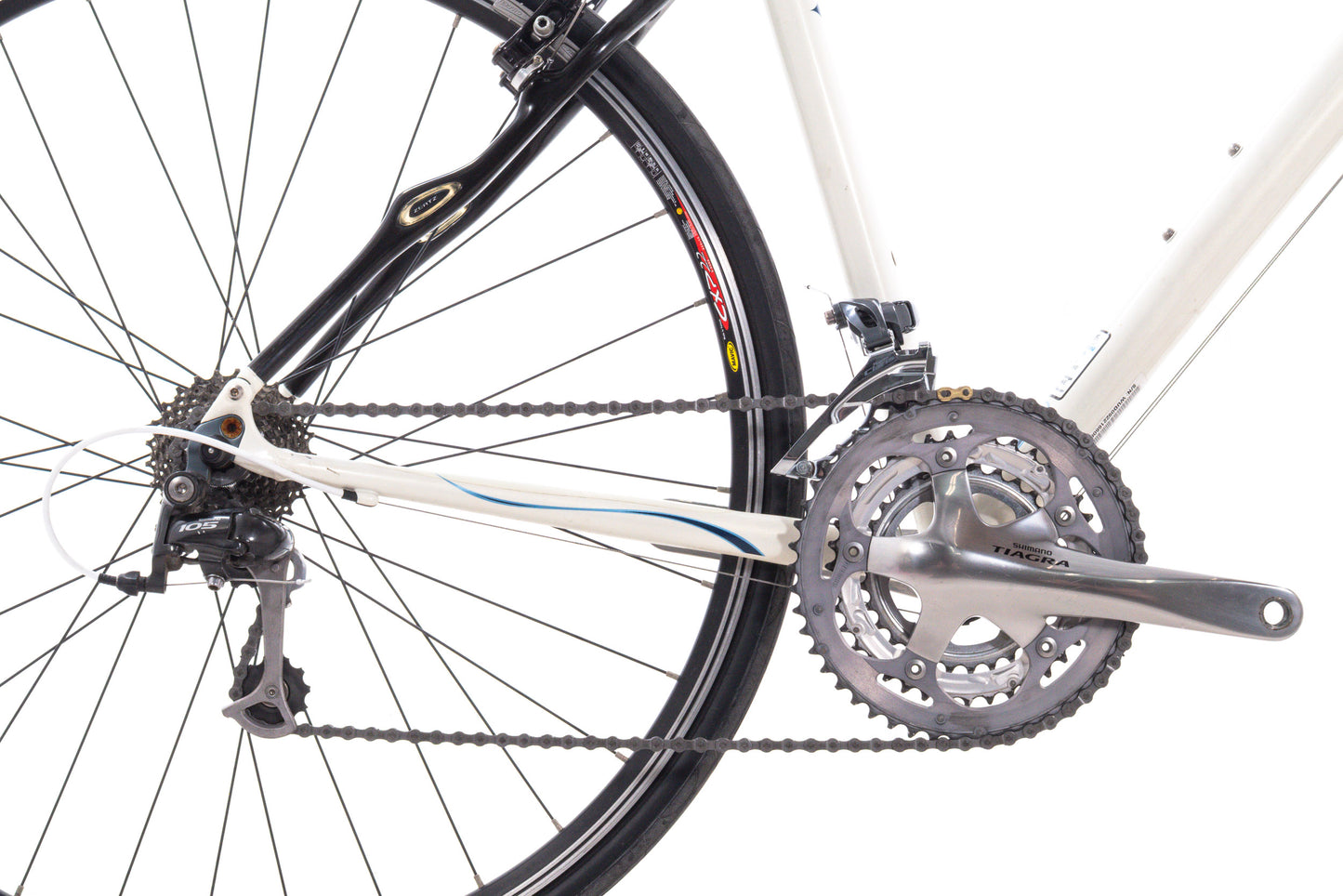 USED Specialized Vita Comp Women's Large Flat Bar Road Bike/Hybrid Shimano 3x9 speed Aluminum/Carbon Pearl White.