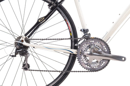 USED Specialized Vita Comp Women's Large Flat Bar Road Bike/Hybrid Shimano 3x9 speed Aluminum/Carbon Pearl White.