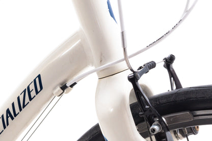 USED Specialized Vita Comp Women's Large Flat Bar Road Bike/Hybrid Shimano 3x9 speed Aluminum/Carbon Pearl White.