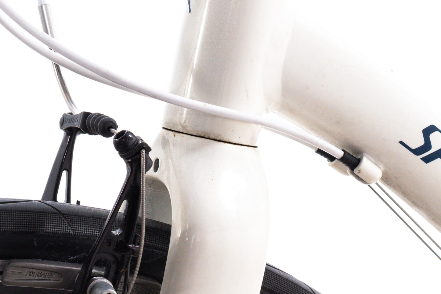 USED Specialized Vita Comp Women's Large Flat Bar Road Bike/Hybrid Shimano 3x9 speed Aluminum/Carbon Pearl White.