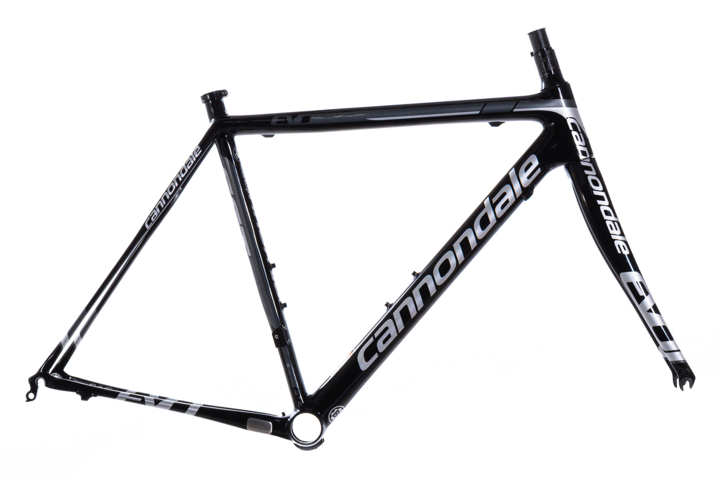 USED 2014 Cannondale SuperSix Evo 3 52cm Carbon Road Bike Frameset Rim Brake Black