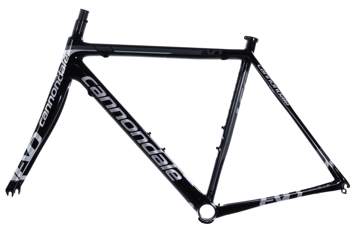 USED 2014 Cannondale SuperSix Evo 3 52cm Carbon Road Bike Frameset Rim Brake Black