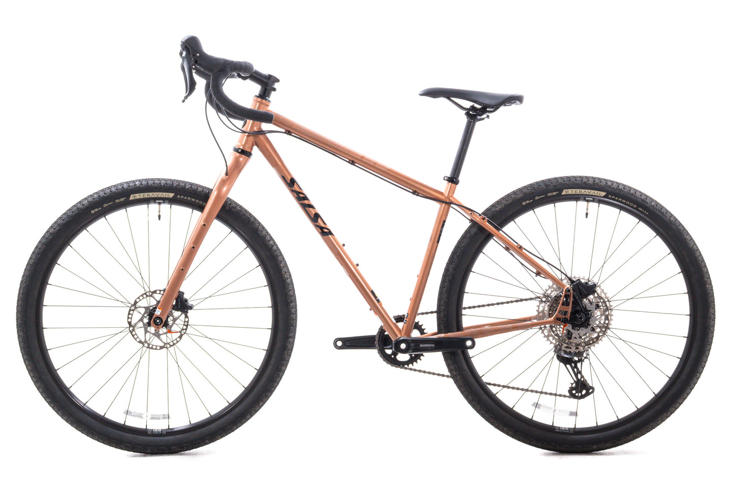 USED Salsa Fargo Medium GRX 610 1x12 Gravel Adventure Touring Bike - 29", Steel, Brass